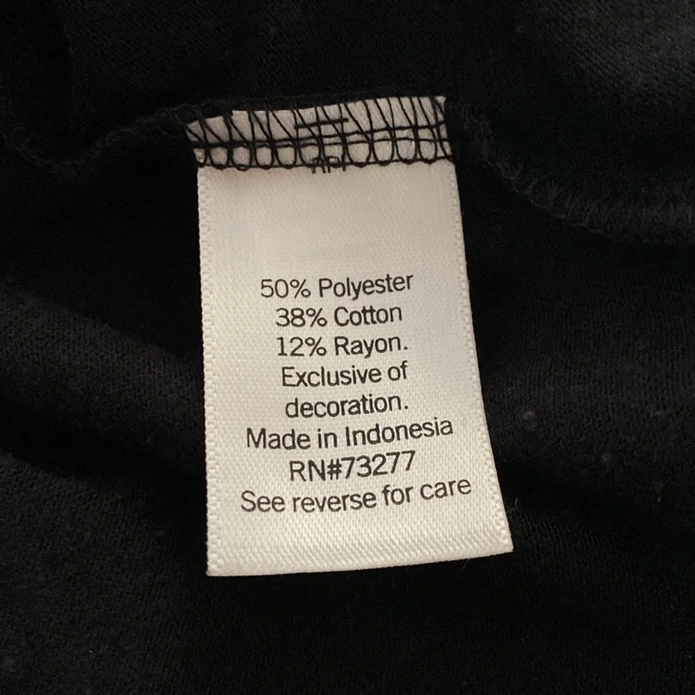 Sonoma Oversized Black 3/4 Sleeve Top Sz XXL - Picture 5 of 6